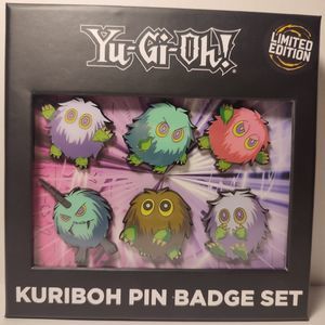Yugioh Kuriboh Brothers Enamel Pins Set Of 6 Official Konami Collectibles